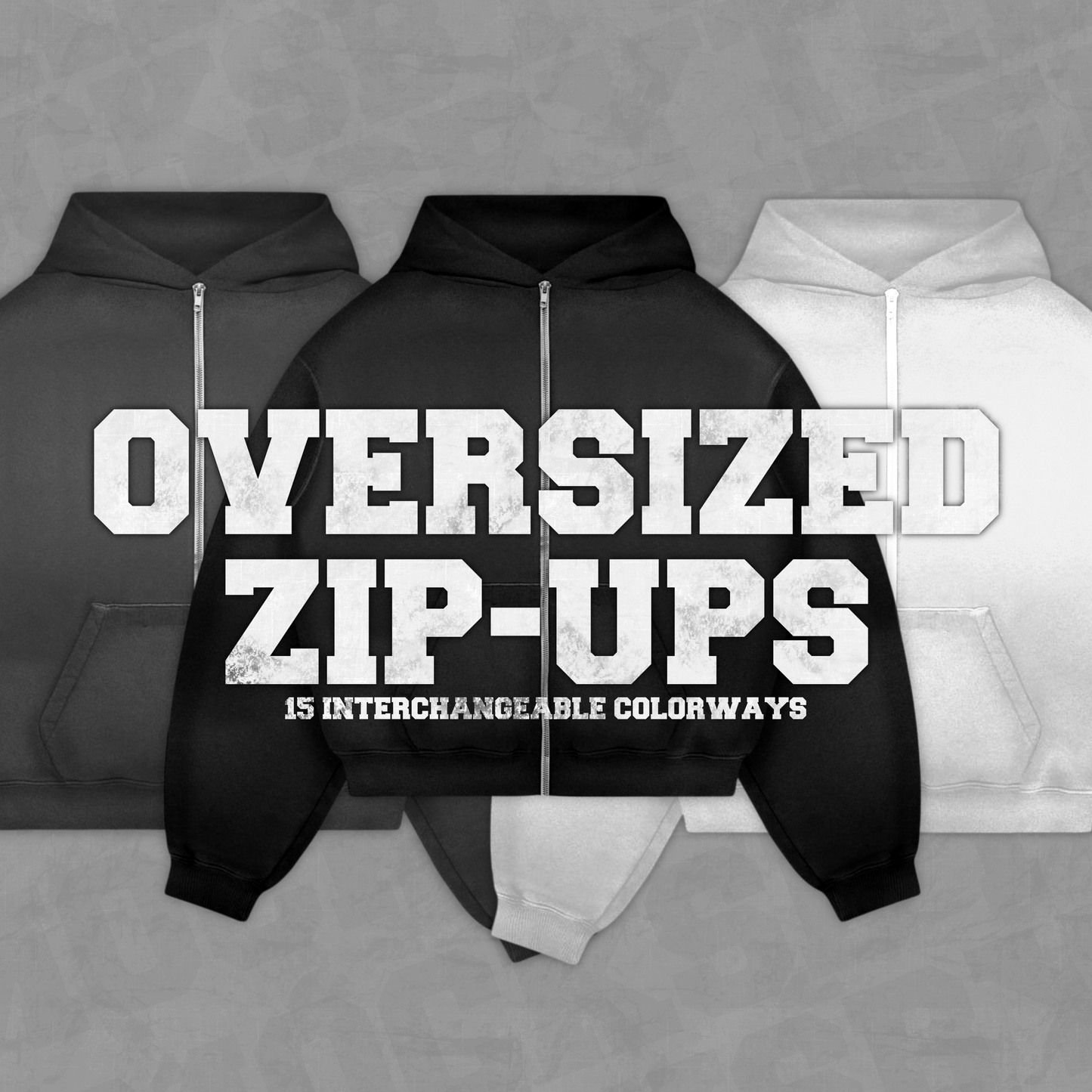 OVERSIZED ZIPUPS