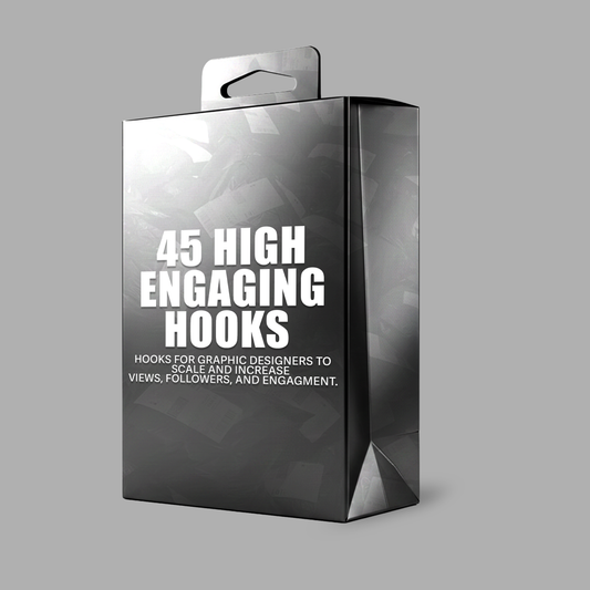 45 HIGH ENGAGING HOOKS; DESIGNER MARKETING